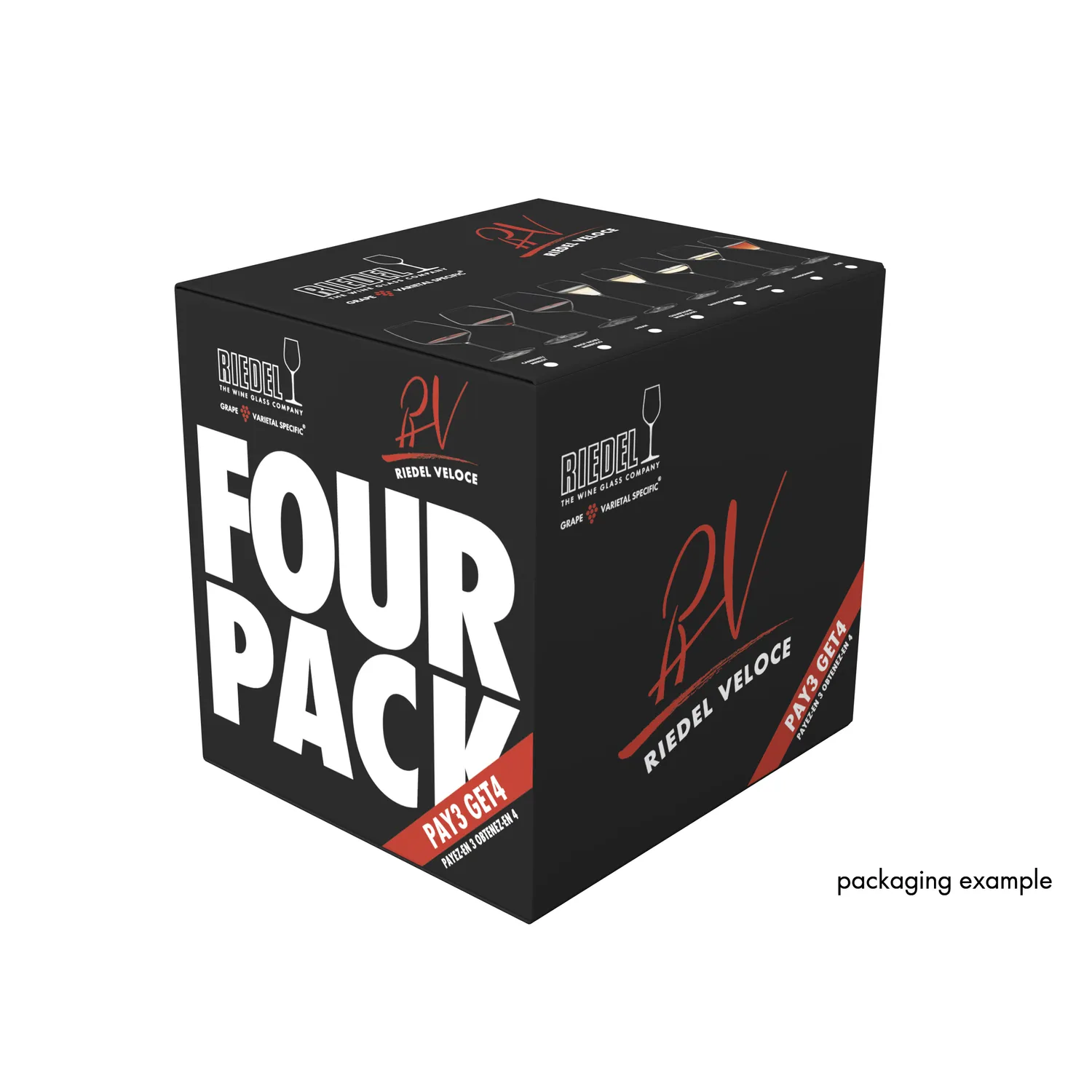 Riedel Veloce Cabernet Wine Glass, Set of 4