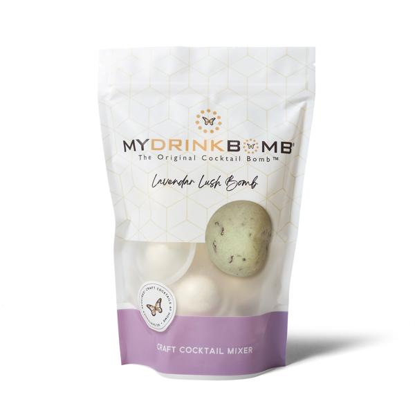 My Drink Bomb Lavender Lush Cocktail Bombs, Set of 10