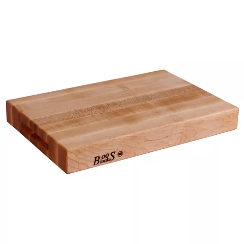 John Boos Maple Edge-Grain Cutting Boards w/ Insert, 2.25" Thick