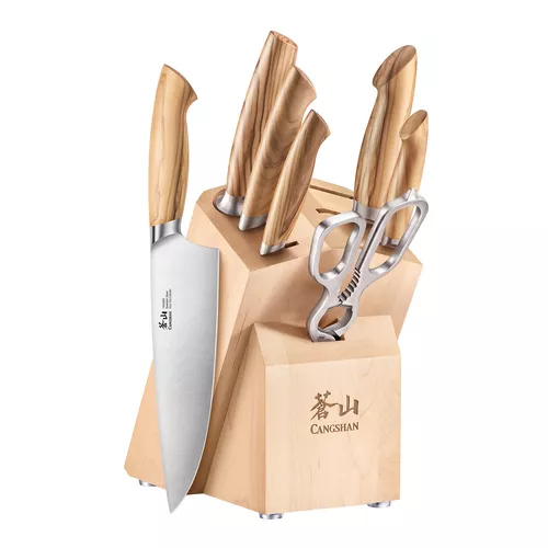 Cangshan OLIV 8-Piece Knife Block Set