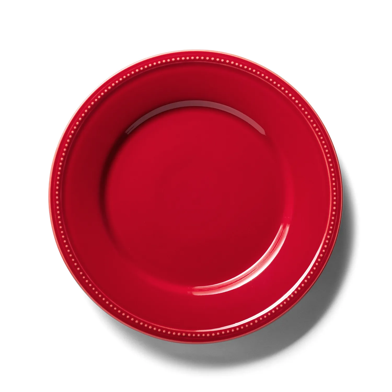 Sur la table Pearl Red Dinner Plate