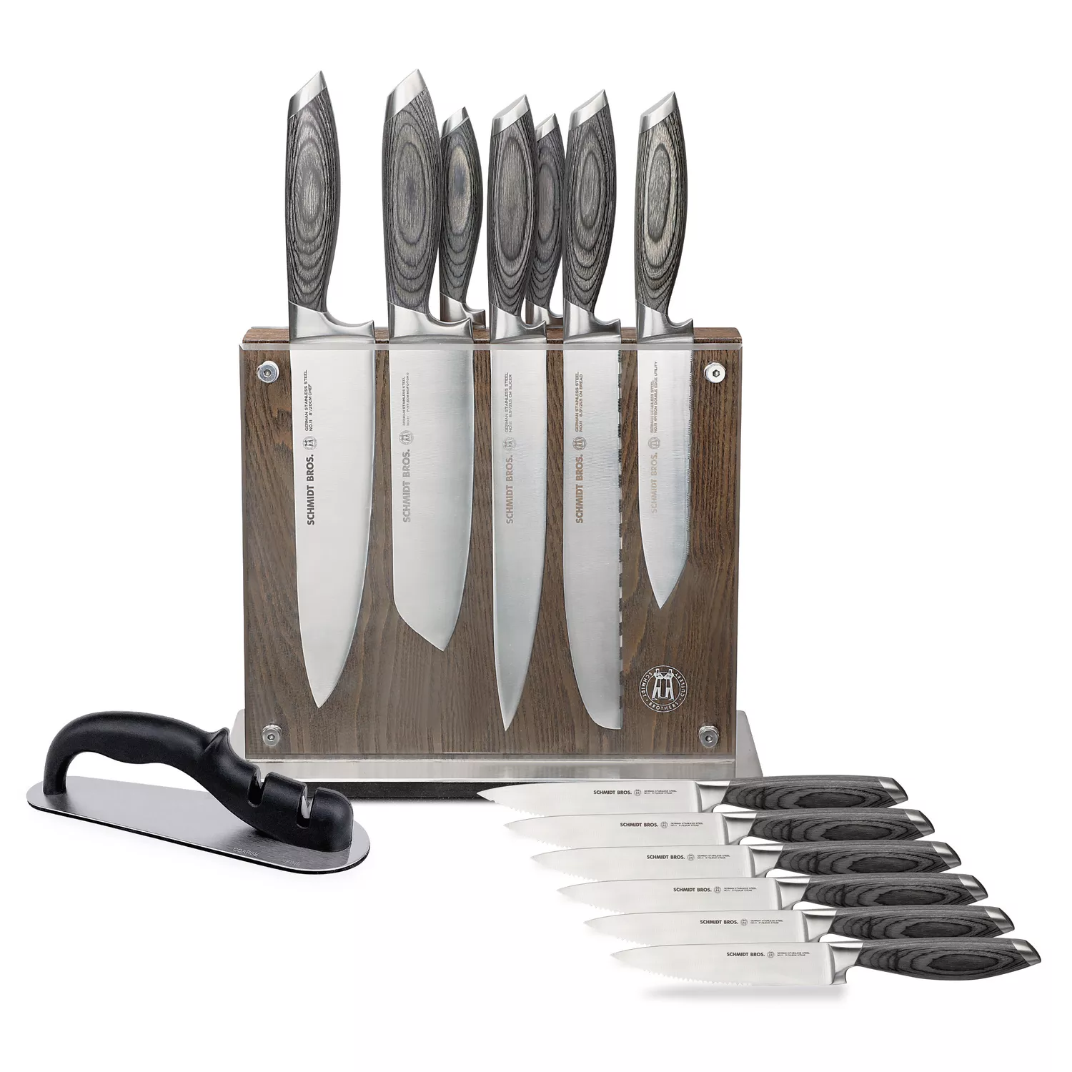 Schmidt Brothers Ash 15Piece Knife Block Set Sur La Table