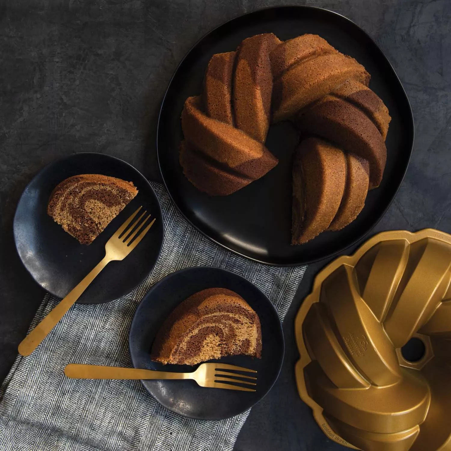 Nordic Ware Jubilee Gold Bundt® Pan, 10 cups, Sur La Table