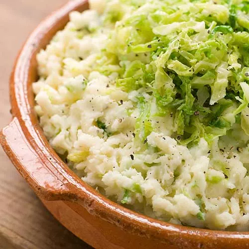 Potato Mash with Braised Cabbage