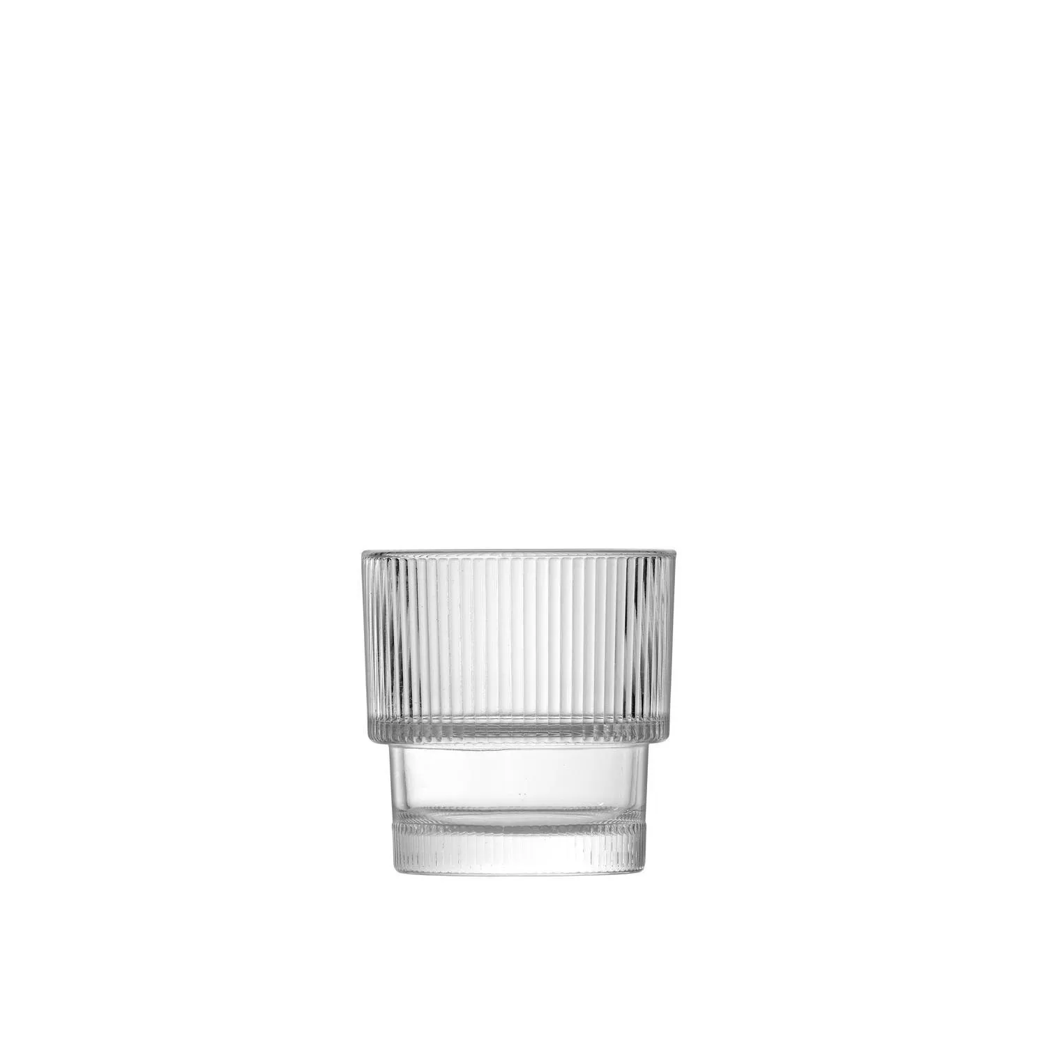 Fortessa Noho Stackable Rocks Glasses, Set of 4