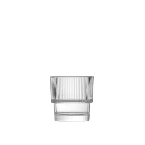 Fortessa Noho Stackable Rocks Glasses, Set of 4