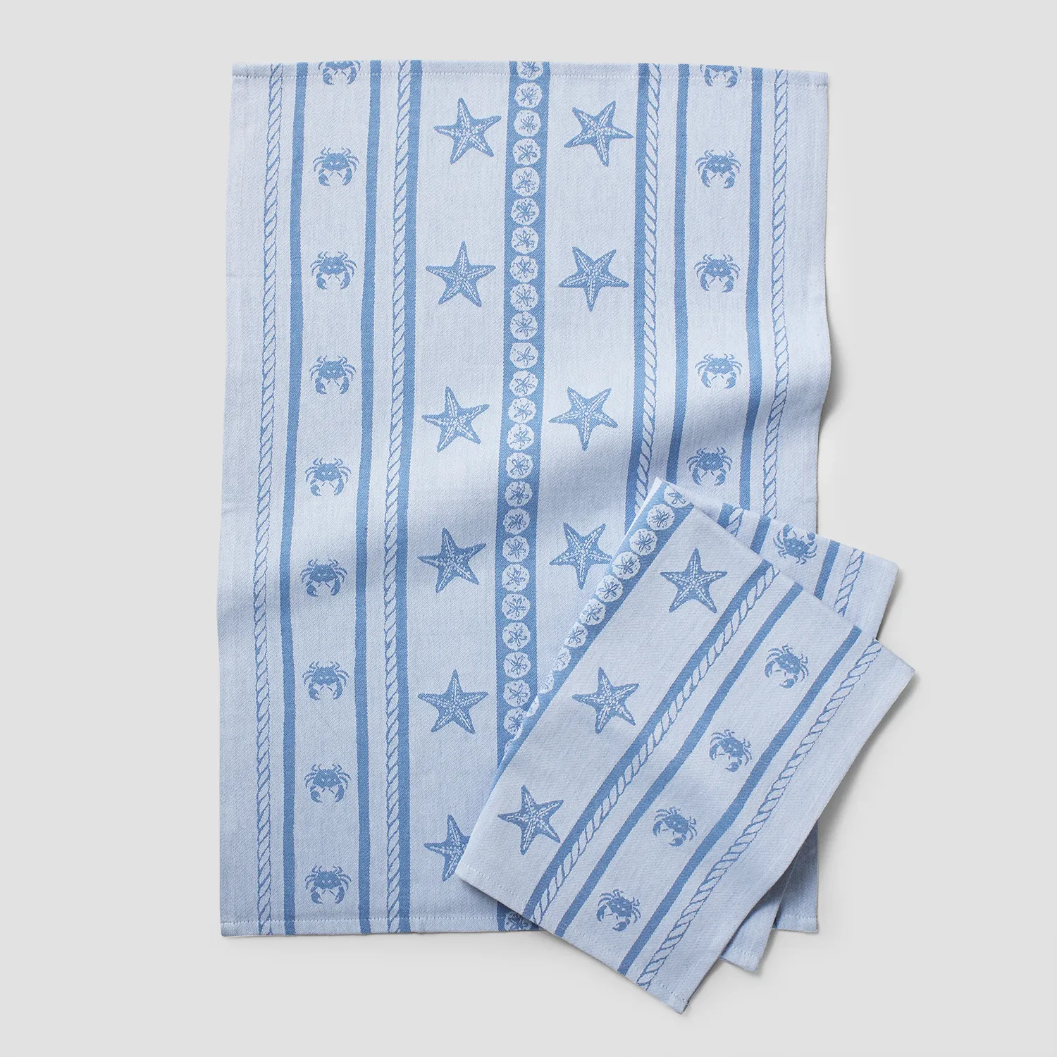 Sur La Table Seaside Jacquard Towels, Set of 2