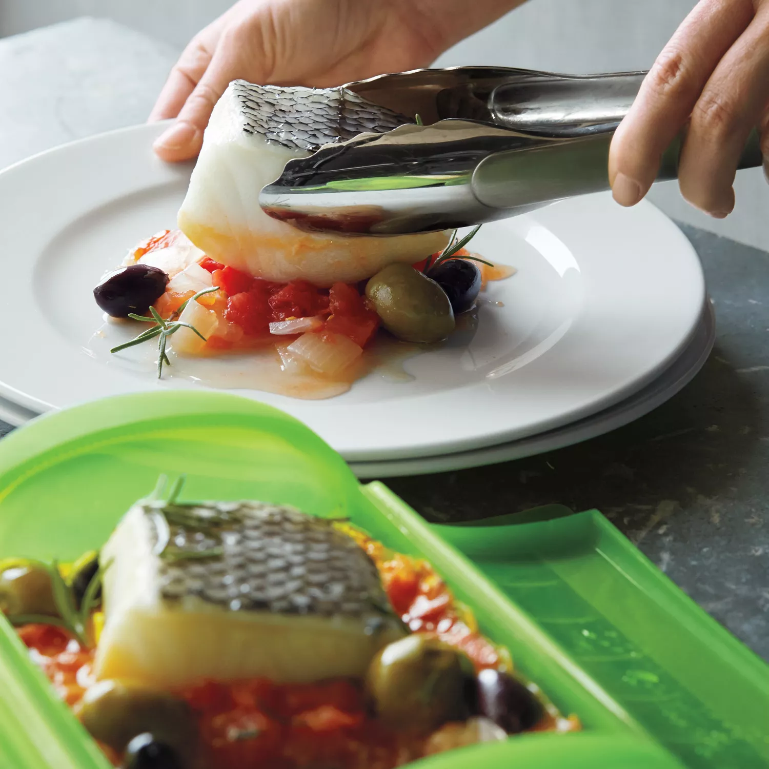 L&#233;ku&#233; 1&#189;-qt. Steamer Case with Tray