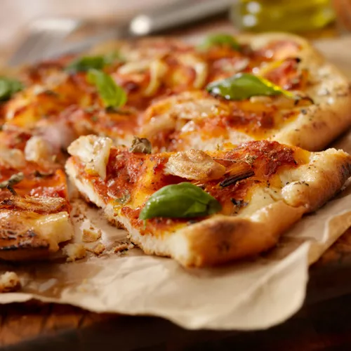 Potato, Bacon and Rosemary Mini Pizzas