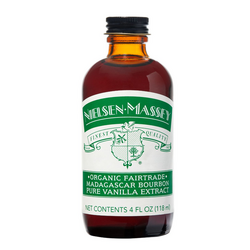 Nielsen-Massey Organic Fairtrade Madagascar Bourbon Pure Vanilla Extract, 4 oz. Organic vanilla