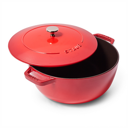 Staub Essential French Oven, 5 Qt.  I have always loved Staub enameled cast iron