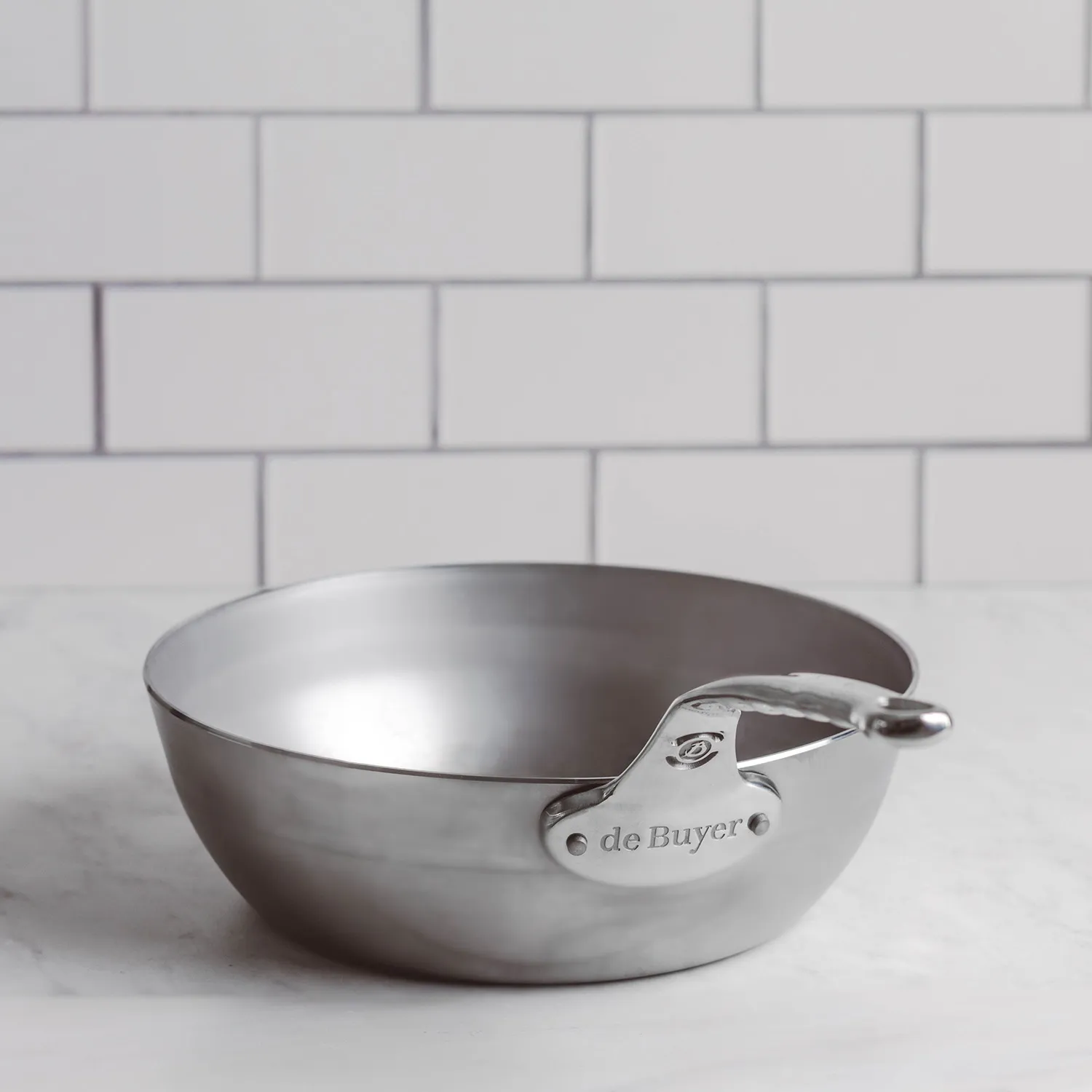 de Buyer Mineral B Pro Carbon Steel Deep Skillet