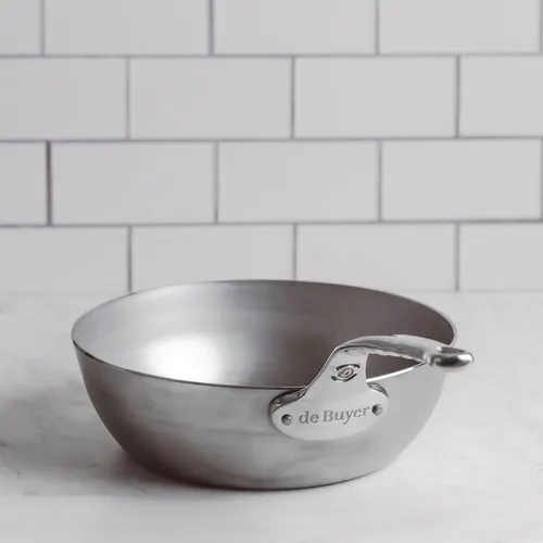 de Buyer Mineral B Pro Carbon Steel Deep Skillet