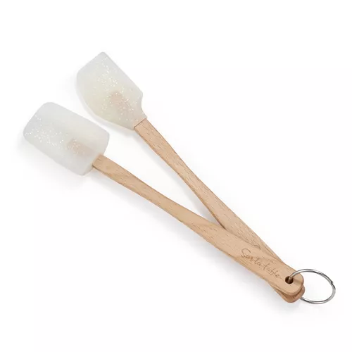 Sur La Table Glitter Mini Spatula and Spatula Spoon, Set of 2 Sur La Table Glitter Mini Spatula and Spatula Spoon, Set of 2