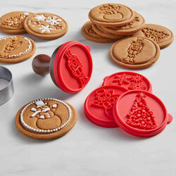 Holiday Cookie Stamps, Set of 5
