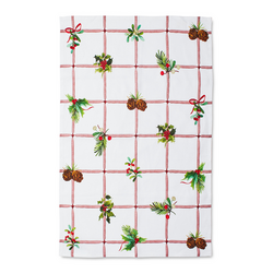 Holly Grid Kitchen Towel, 28&#34; x 20&#34;