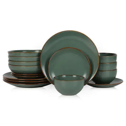 Stone Lain Brasa Stoneware 16-Piece Dinnerware Set