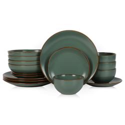 Stone Lain Brasa Stoneware 16-Piece Dinnerware Set