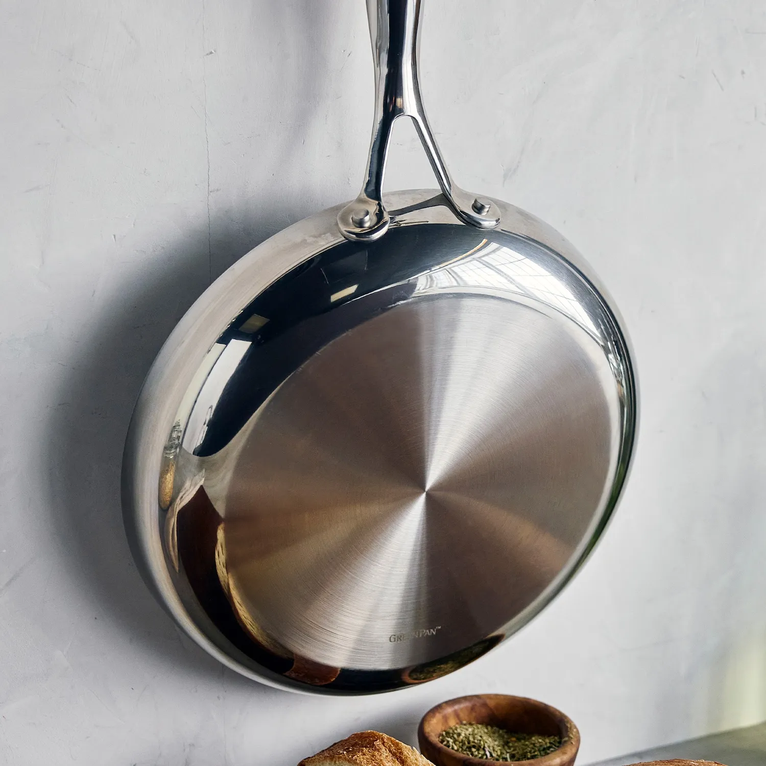 GreenPan Valencia Pro 3-Ply Stainless Steel Skillet