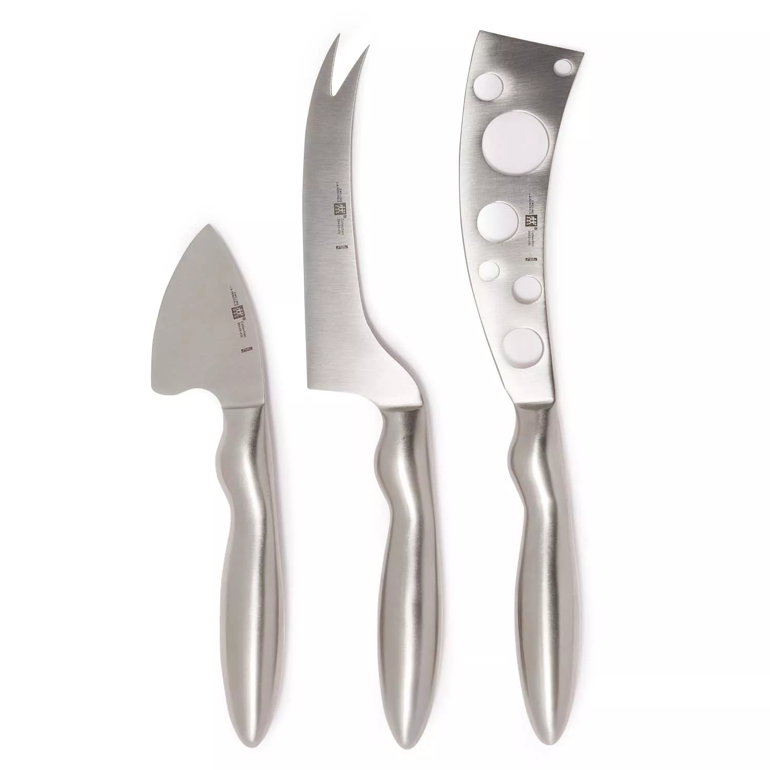 ZWILLING J.A. Henckles Collection 3 Piece Cheese Knife Set Stainless Steel.  NIB