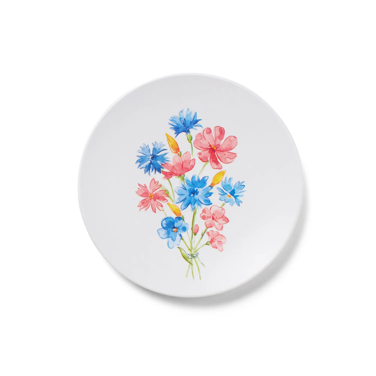 Sur La Table Wild Poppies Melamine Appetizer Plates, Set of 4