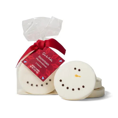 Sur La Table Snowman Marshmallows, Set of 3