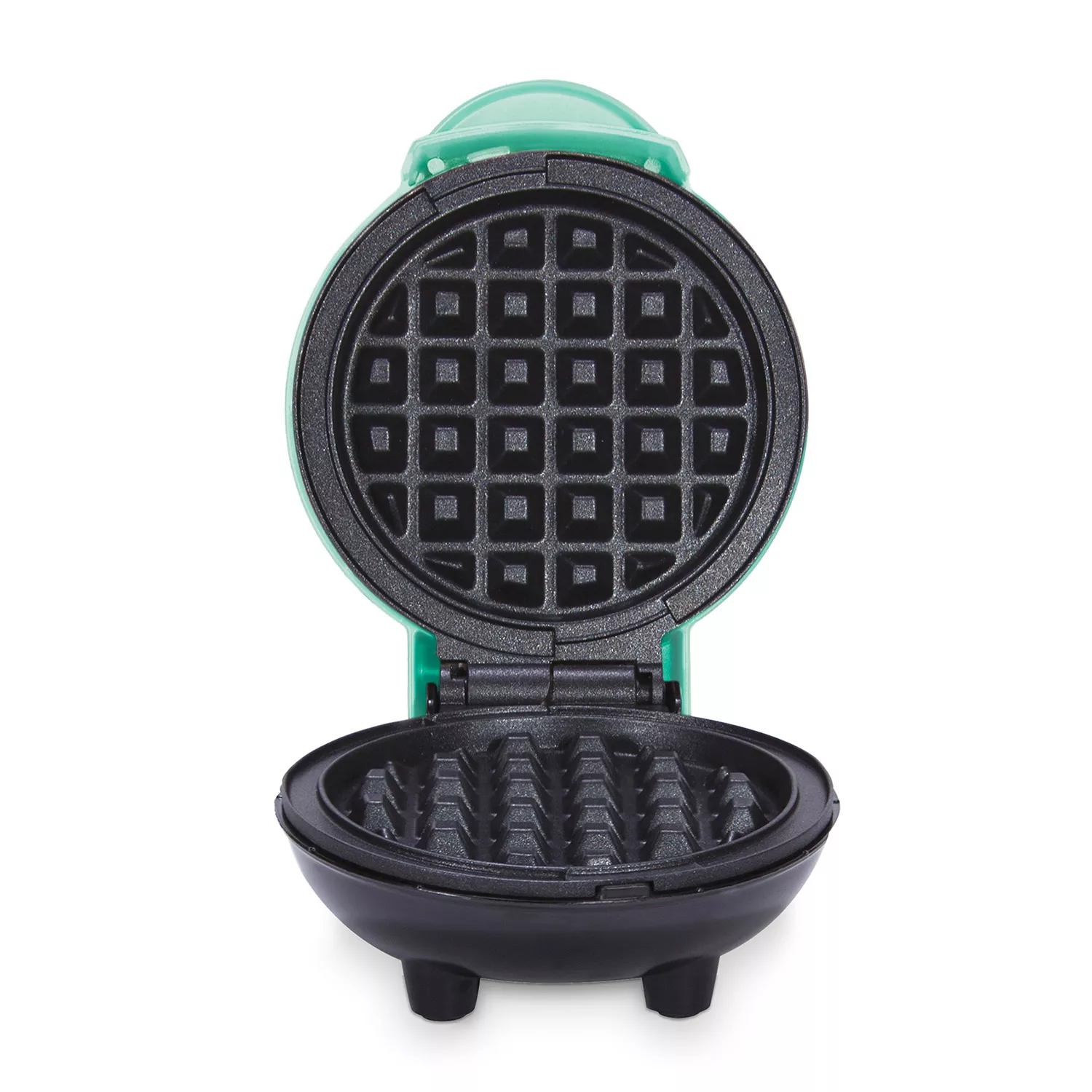 Dash 4 In. Aqua Mini Waffle Maker