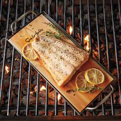 Grilled Fish with Charred Cherry Tomato and Sweet Corn Relish