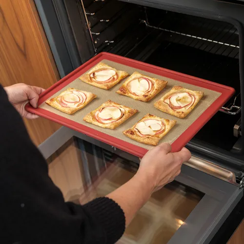 NoStik Edged Reinforced Silicone Half-Sheet Baking Mat
