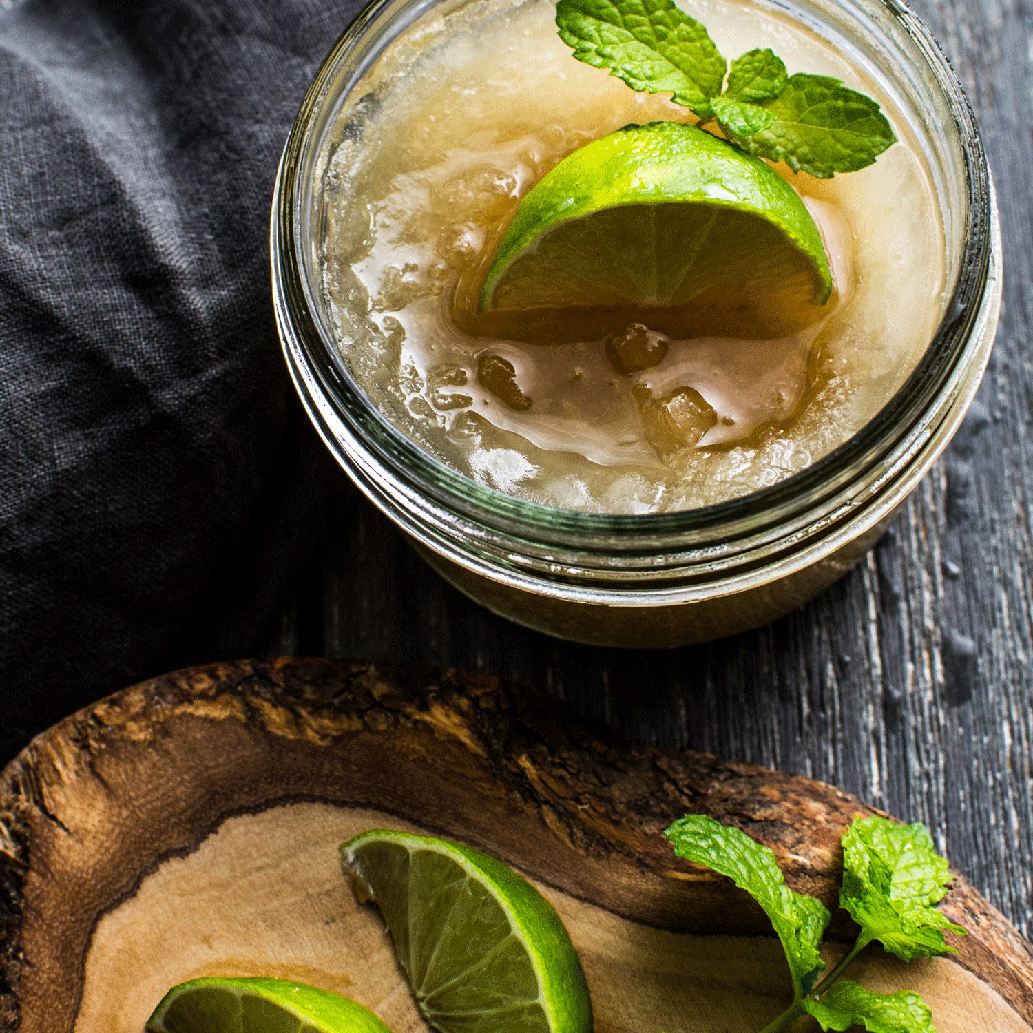 Tea Limeade Le Parfait Jar Slushes