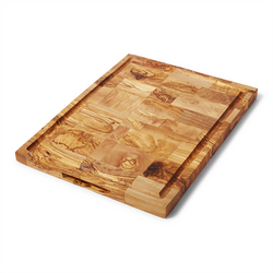 Sur La Table Italian Olivewood Endgrain Rectangular Cheese Board