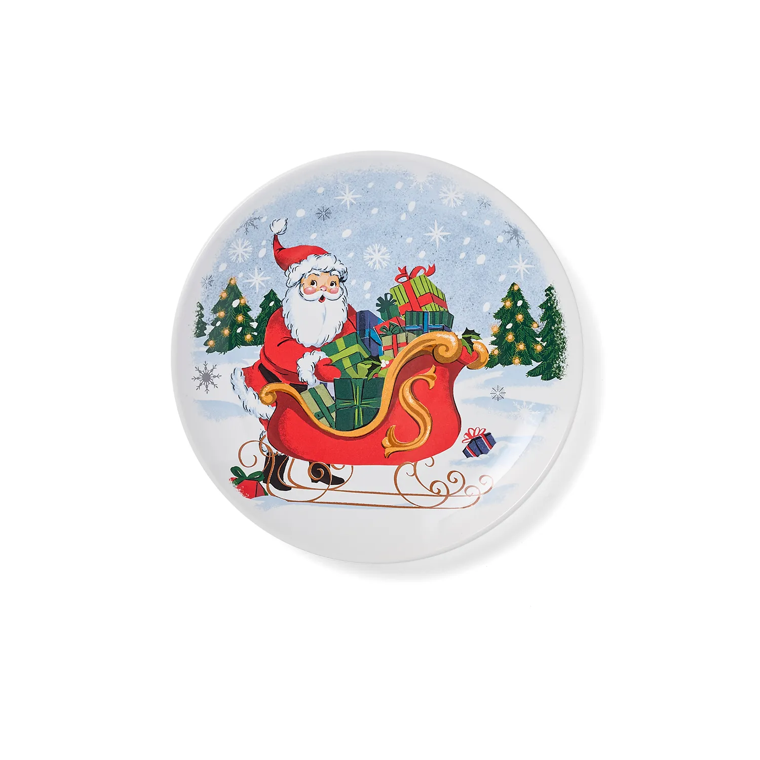 Sur La Table Santa Salad Plate
