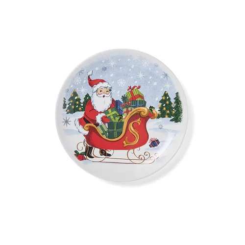 Sur La Table Santa Salad Plate