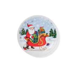 Sur La Table Jolly Santa Salad Plate