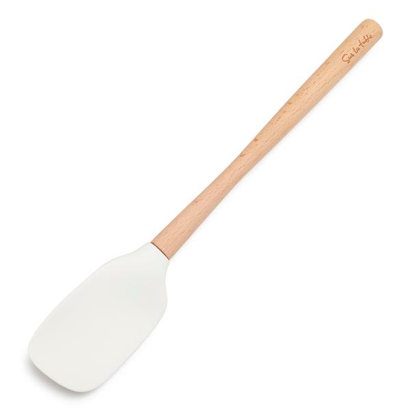 Sur La Table Flex-Core Silicone Spatula Spoon with Wood Handle