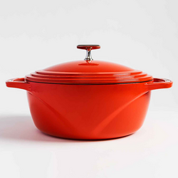 Lodge USA Enamel™ Cast Iron Dutch Oven, 7.5 qt.