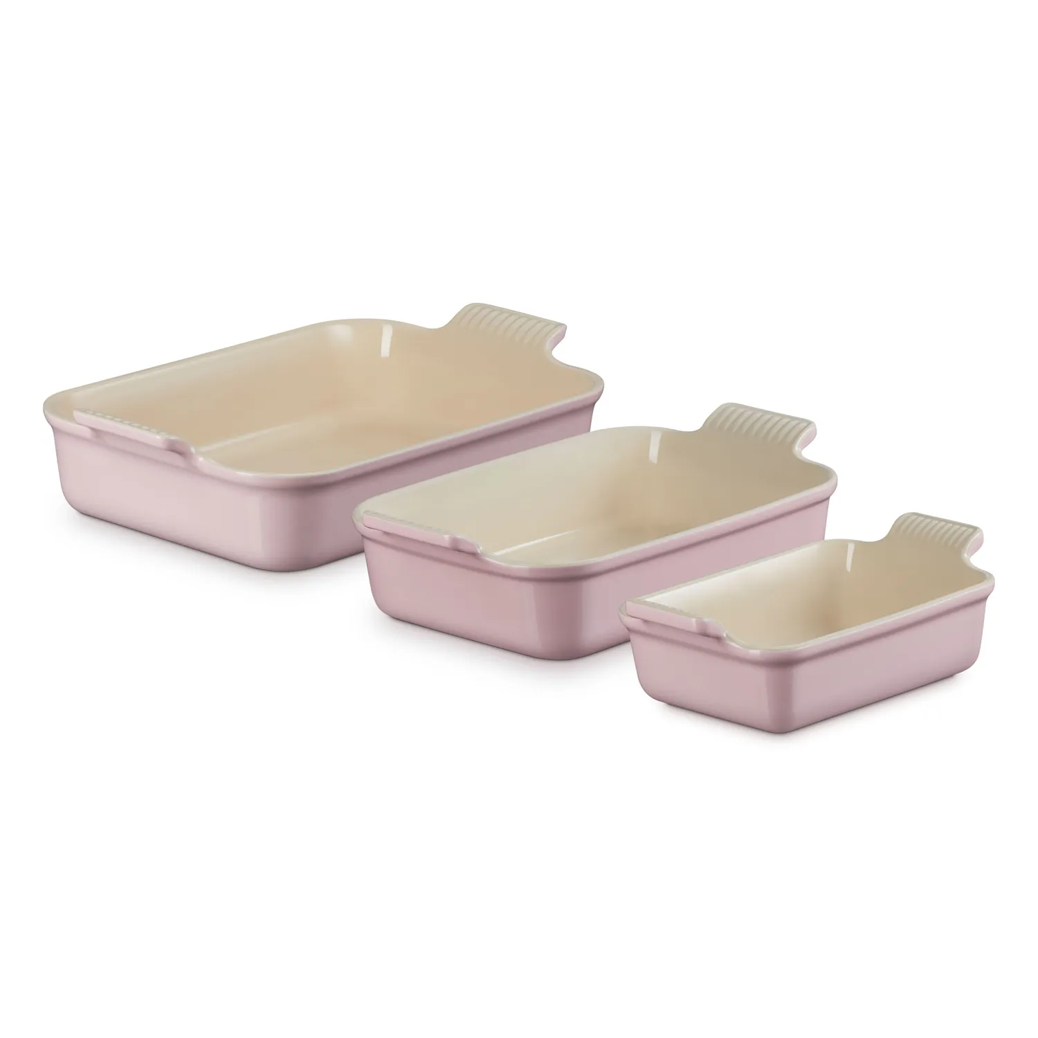Le Creuset Heritage Stoneware 3-Piece Rectangular Baker Set