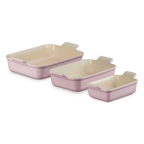 Le Creuset Heritage Stoneware 3-Piece Rectangular Baker Set - thumbnail 9