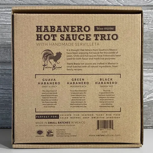 Verve Culture Hot Sauce Trio Gift Set