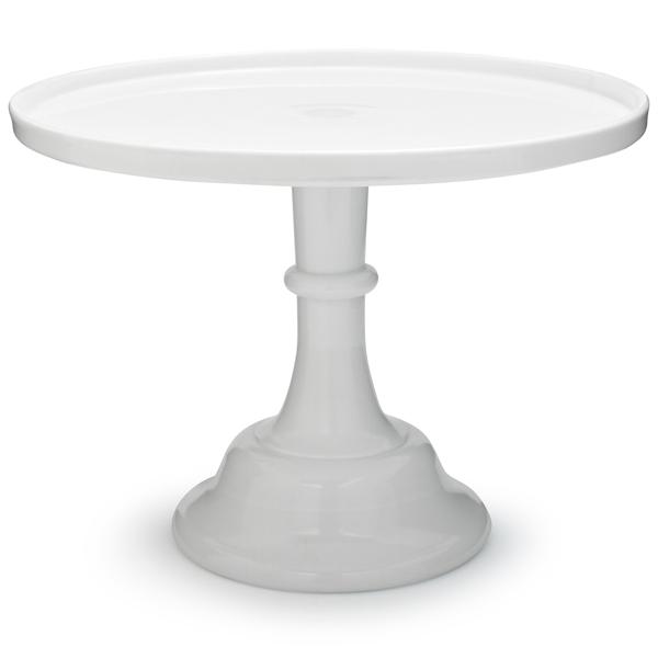 Mosser Milkglass Cake Stand, 12"