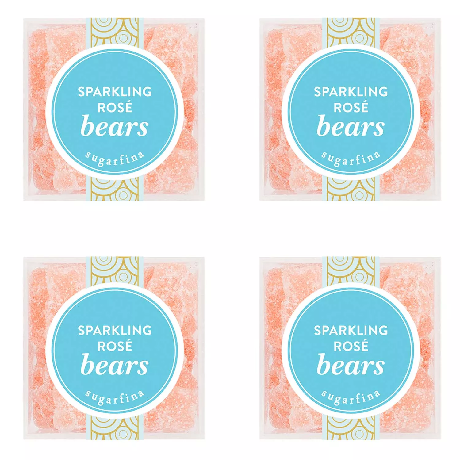 Sugarfina Sparkling Rosé Bears, Set of 4