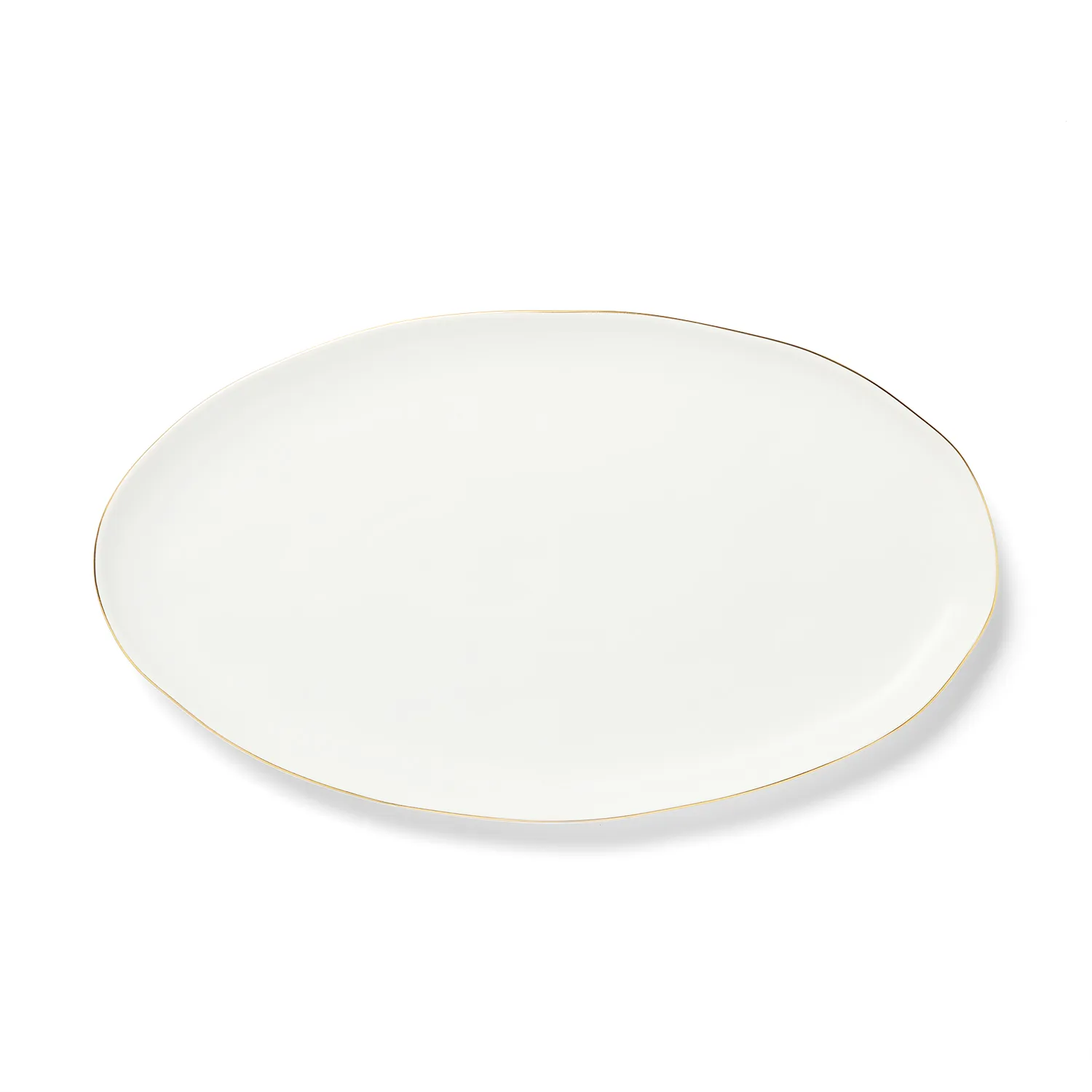 Sur La Table Gold Rimmed Oval Platter