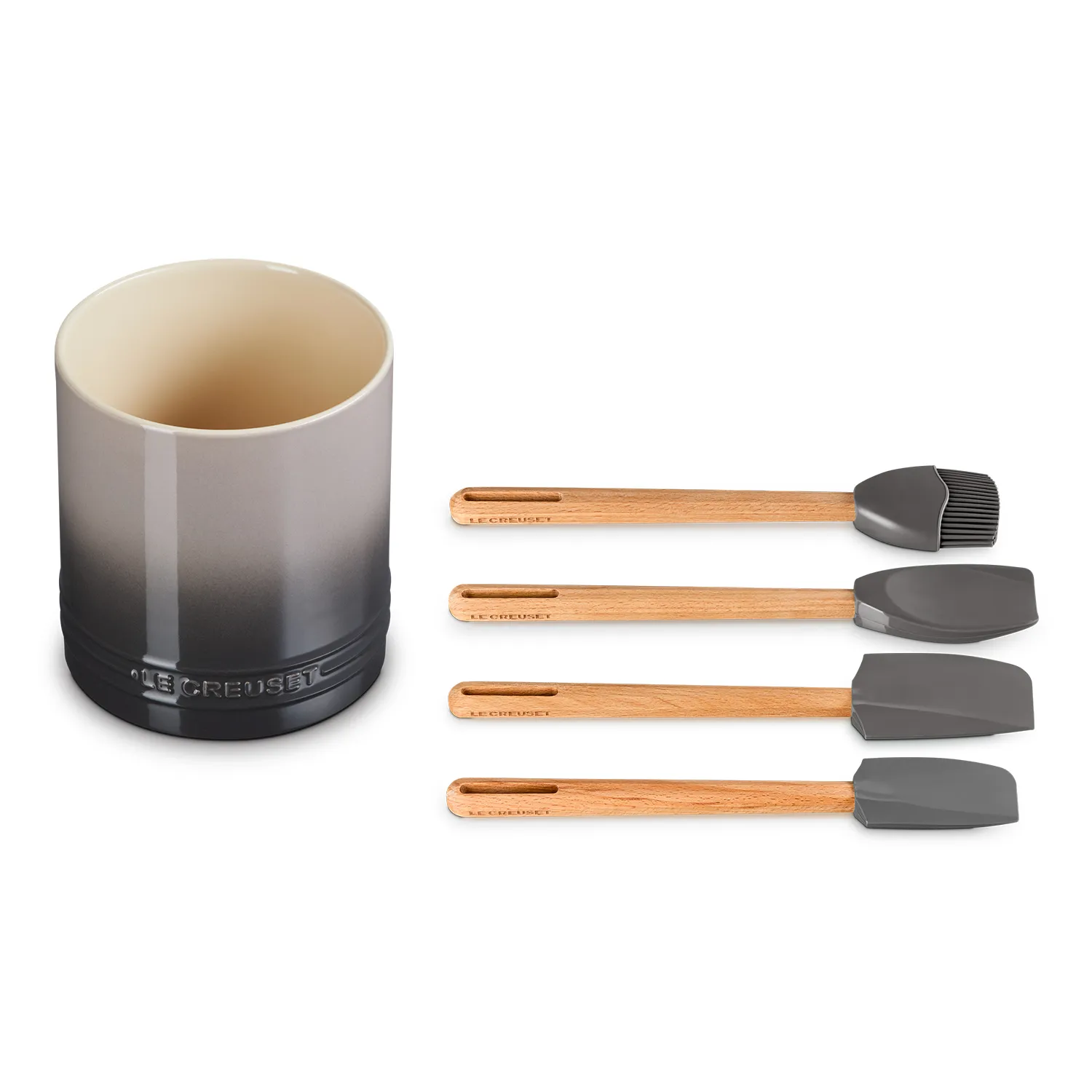 Le Creuset Peche 5-Piece Crock & Tool Set