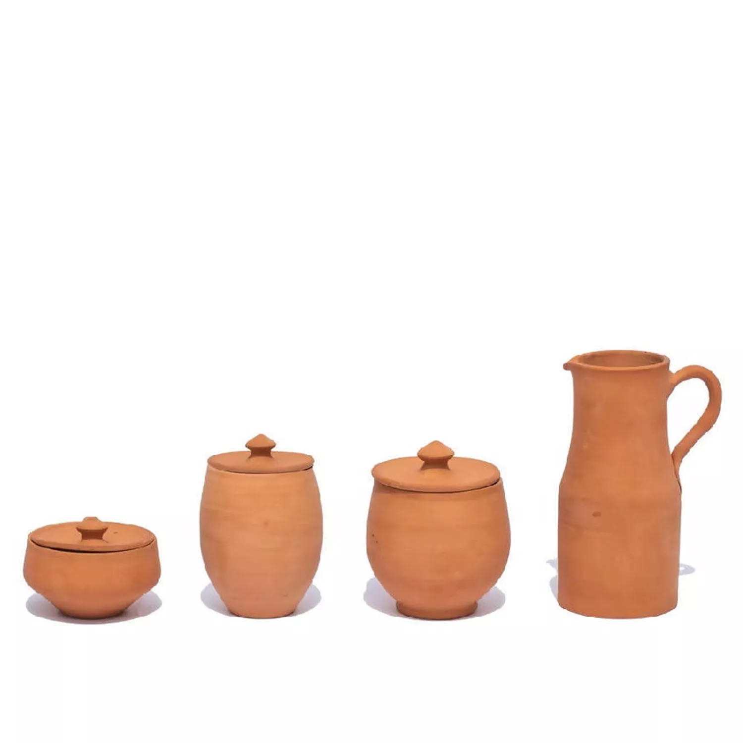 Alcantara-Frederic Artisanal Terracotta Pot with Lid