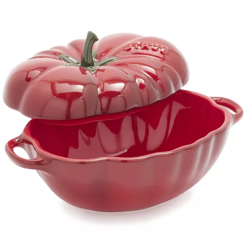 Staub Tomato Mini Stoneware Cocotte