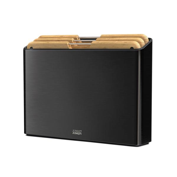 Joseph Joseph Folio Steel Bamboo 3-Piece Cutting Board Set