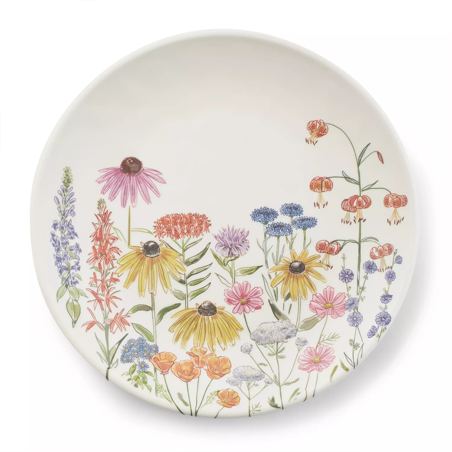 Sur La Table Wildflower Melamine Dinner Plate