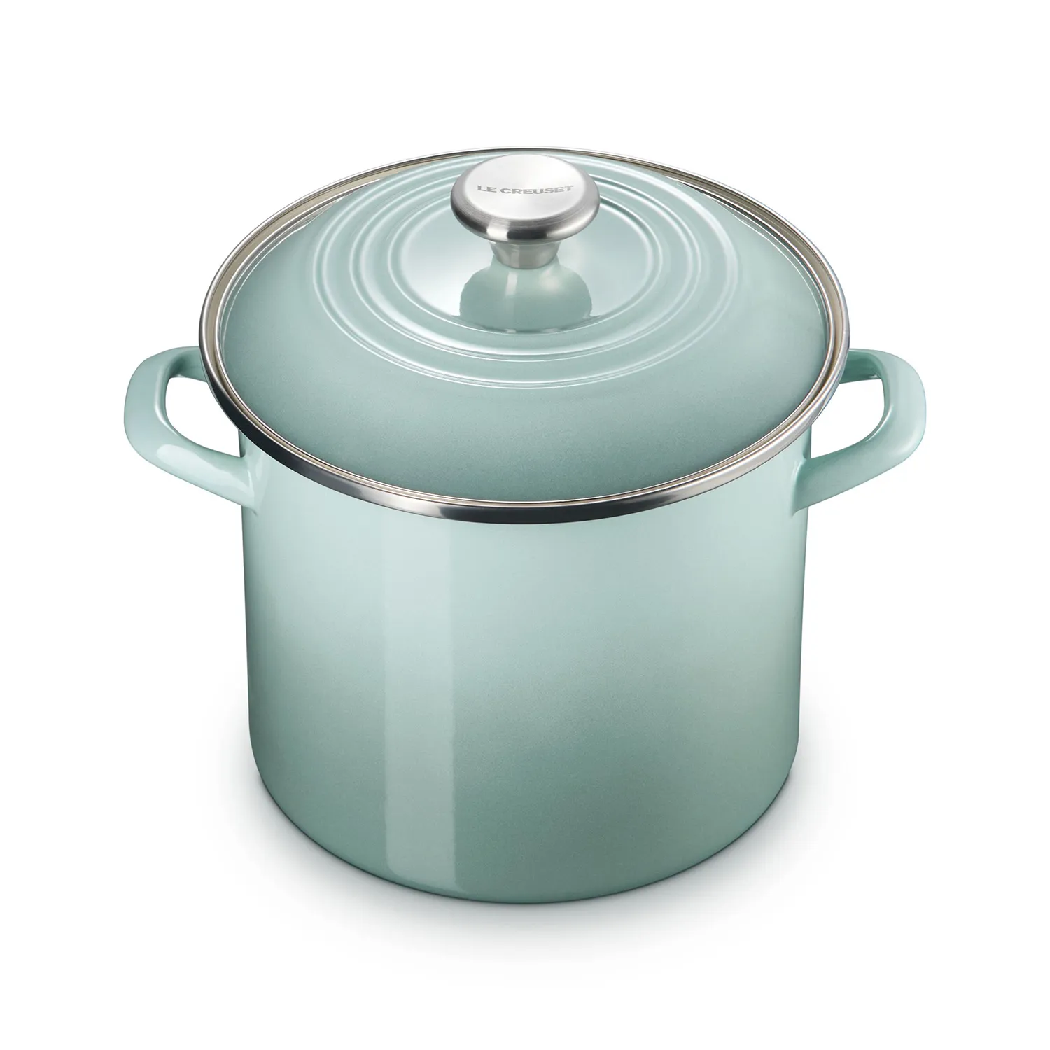 Le Creuset Enameled Steel Stockpot with Stainless Steel Knob, 8 qt.