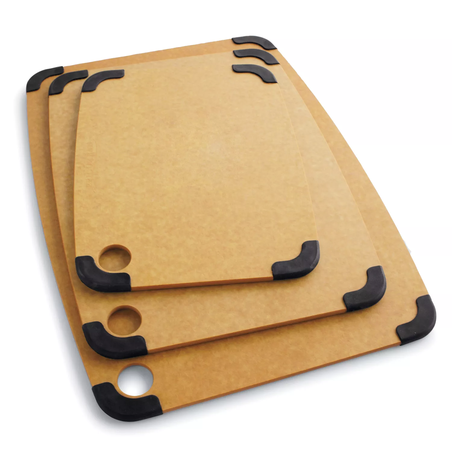 Epicurean Non-Slip Series Wood Fiber Cutting Board, Natural/Slate