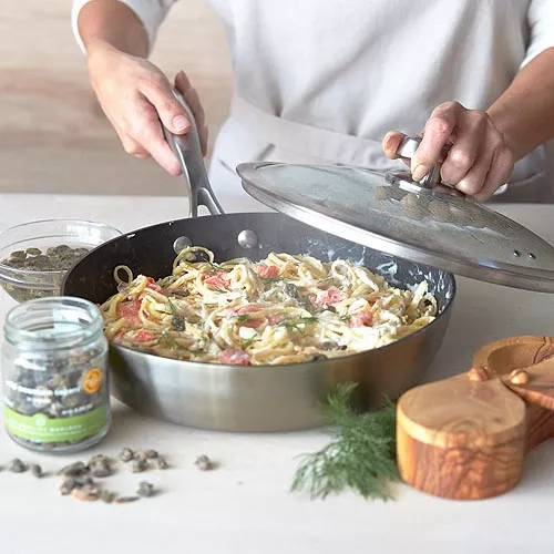 Salmon Dill Linguine